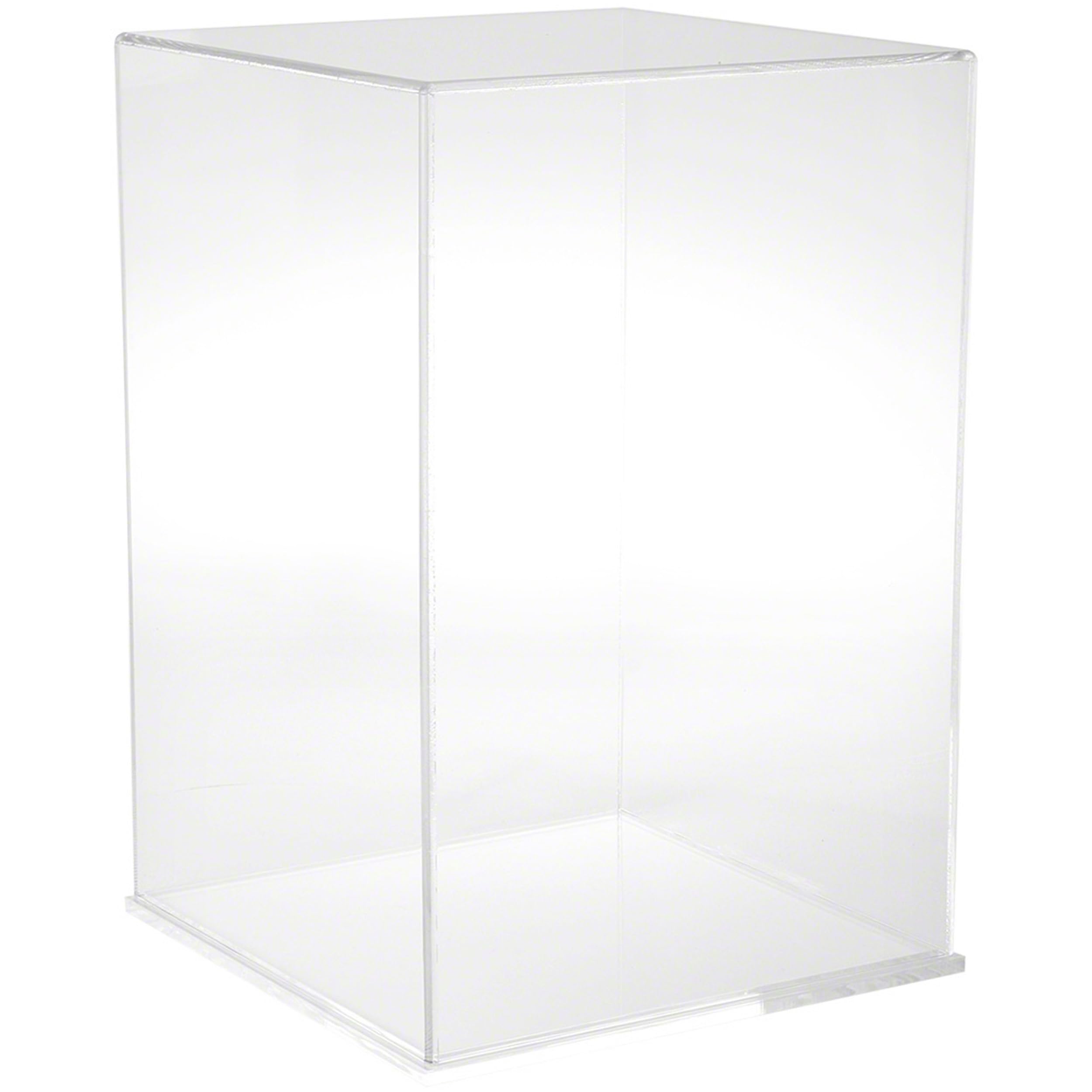Plymor 12x12x18 Inch Clear Acrylic Display Case with Base - Perfect for Collectibles, Awards & Retail Merchandise Display
