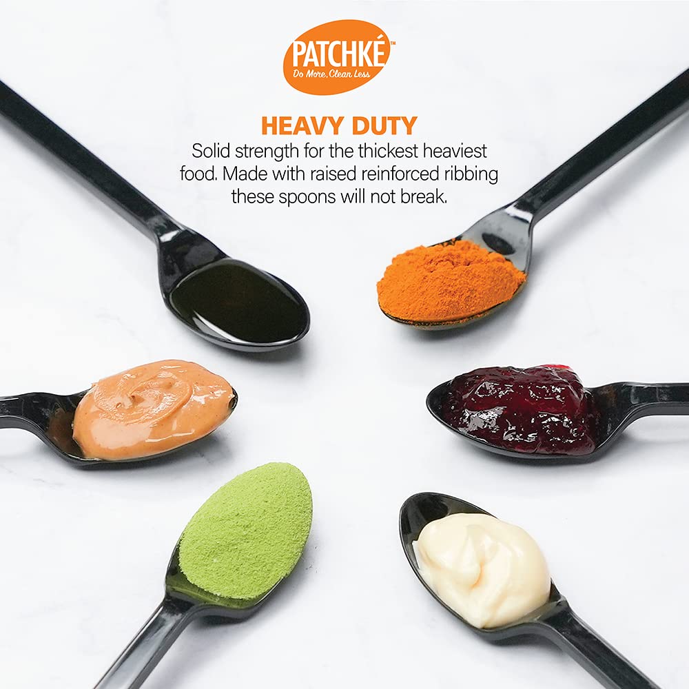 9 Inch Long Handle Plastic Spoons (100-Pack) - Durable Stirring Spoons for Coffee, Espresso, Iced Tea, Milkshakes, Bars & Jars - Perfect for Restaurants, Cafes, and Home Use