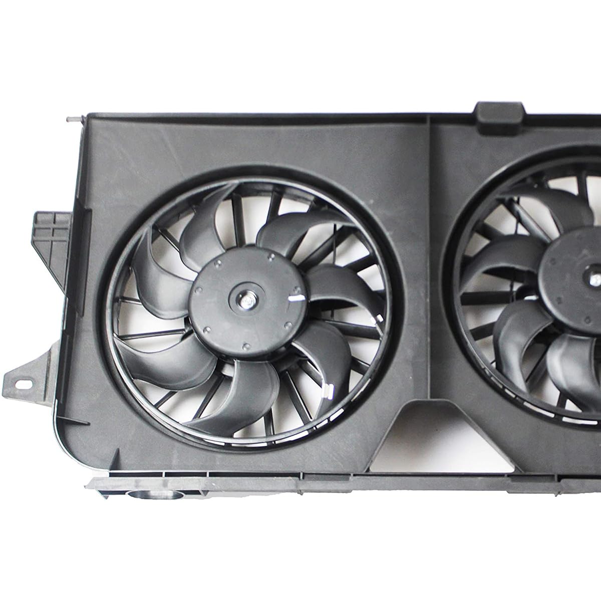 Dual Engine Radiator Cooling Fan Assembly Compatible with Chrysler Town & Country 2005-2007, Dodge Caravan/Grand Caravan 2005-2007 - Replaces OEM# 4677695AB, 4677695AC, 4677695AD, 620-042 - Perfect for Engine Overheating Prevention & Summer Driving