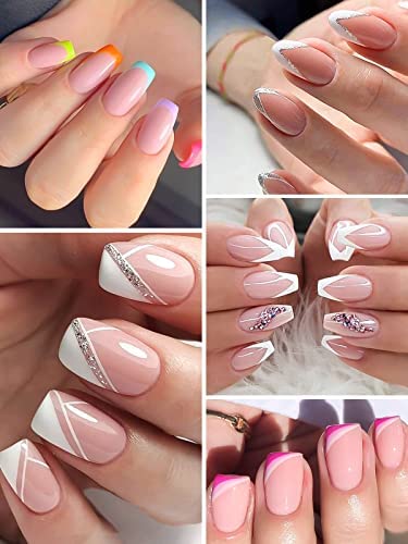 ALVRIO Nail Art Stamping Kit - 5 Nail Stamping Plates with Floral, Animal & Lace Designs + Stamper & Scraper - Professional Manicure Tools for DIY Nail Art at Home or Salon