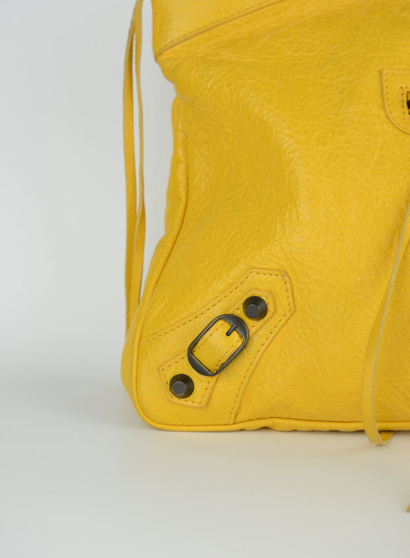 Yellow City Handbag for Women - Stylish & Durable Leather Tote Bag for Work, Travel & Everyday Use