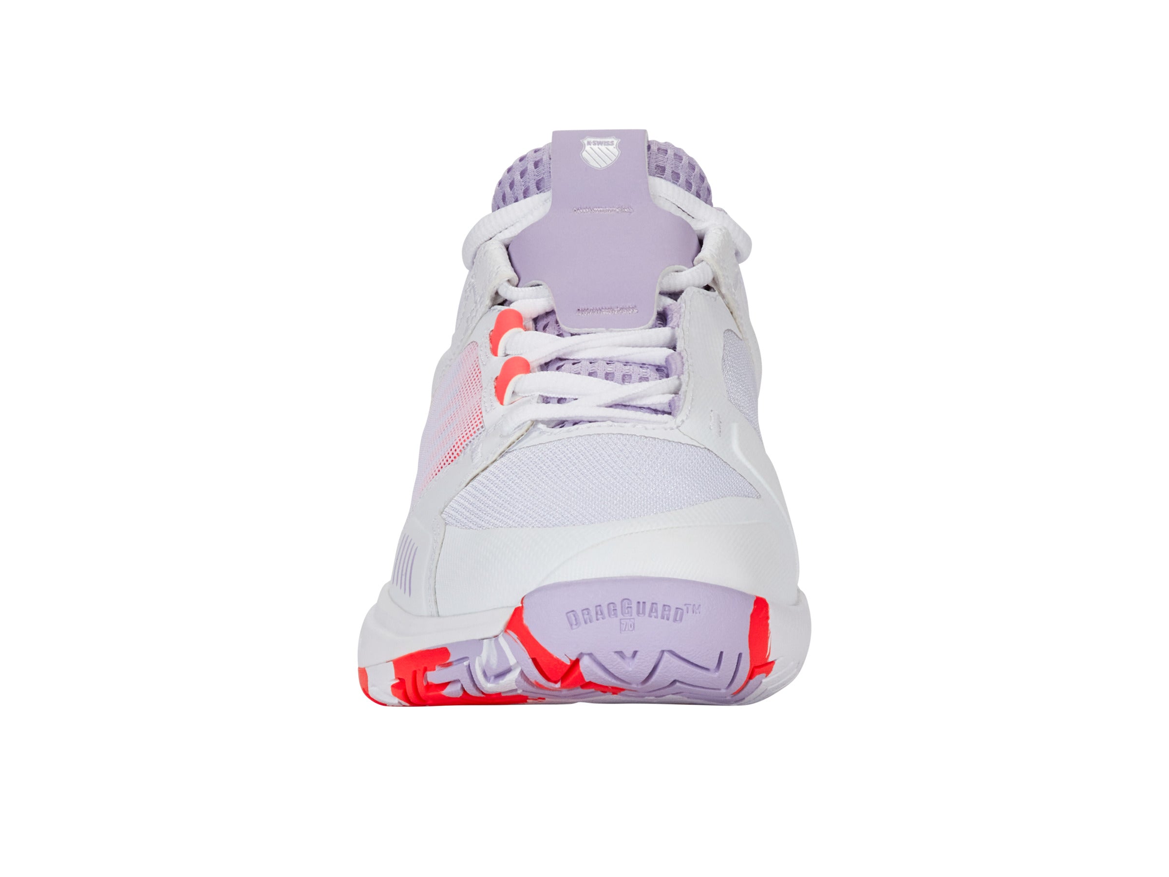 ULTRASHOT TEAM Basketball Shoes for Men - White/Orchid Petal/Neon Blaze - High Performance Court Sneakers for Basketball, Training & Gym Workouts