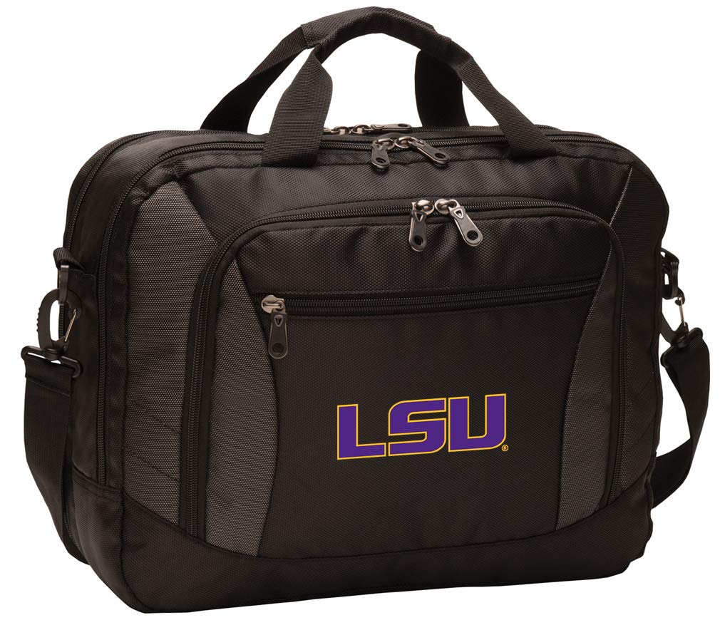LSU Tigers Laptop Bag - Durable Computer Briefcase for Work, School & Travel - Best LSU Gear for Students & Professionals