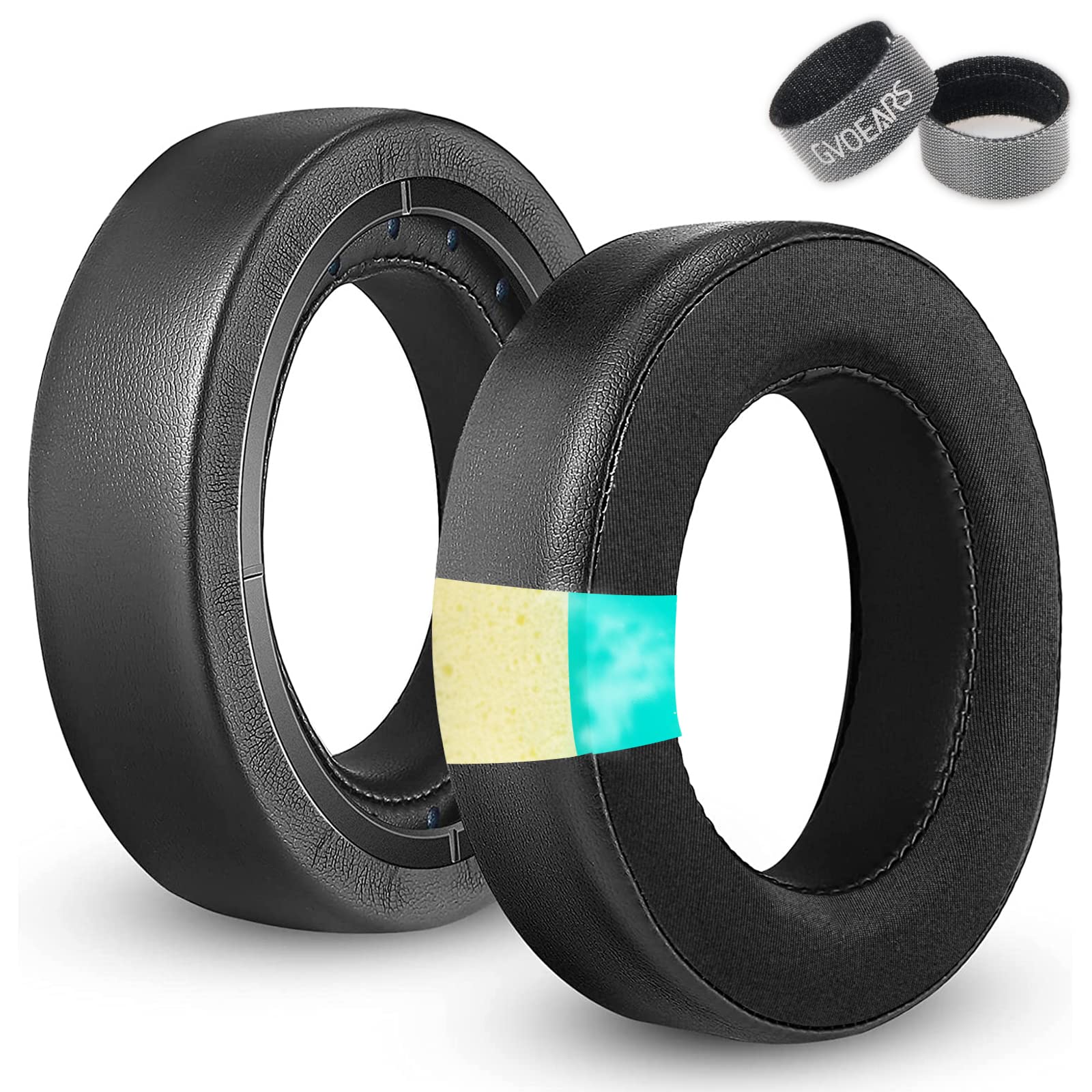 GVOEARS HS70 Cooling-Gel Memory Foam Replacement Ear Pads for Corsair HS60/HS50 Gaming Headset - Noise Isolating Cushions for Long Gaming Sessions & Comfortable Music Listening