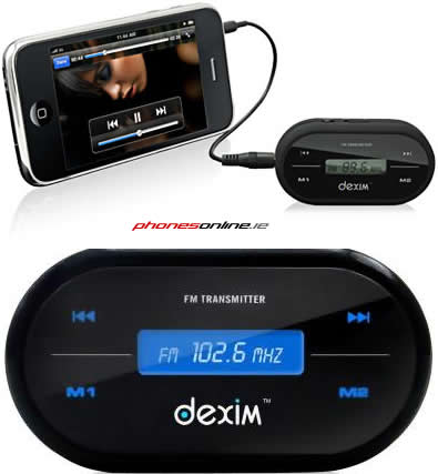 Dexim Bluetooth FM Transmitter for Car - Wireless Hands-Free Calling & Music Streaming - Compatible with iPhone & Android - Perfect for Road Trips & Commuting