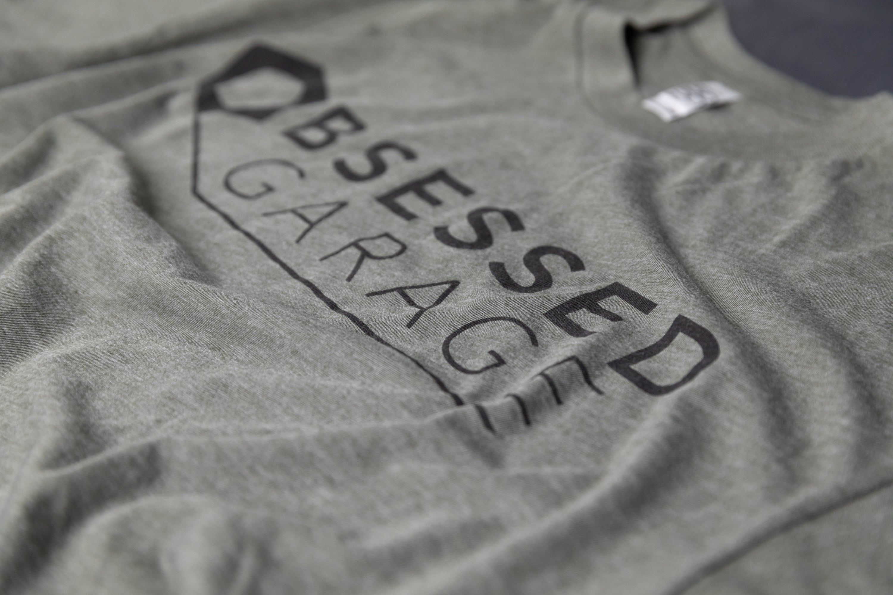 Obsessed Garage Logo T-Shirt - Premium Cotton Tee for Car Enthusiasts - Perfect for Car Shows, Meetups & Casual Wear