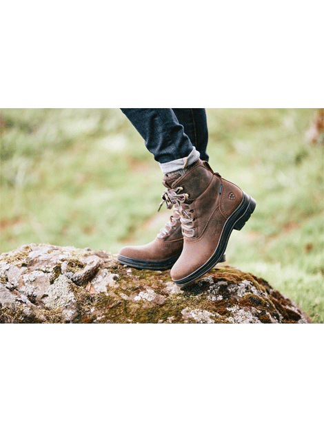Ariat Harper Waterproof Boots for Women - Comfortable & Durable Cowboy Boots for Riding, Hiking & Outdoor Activities