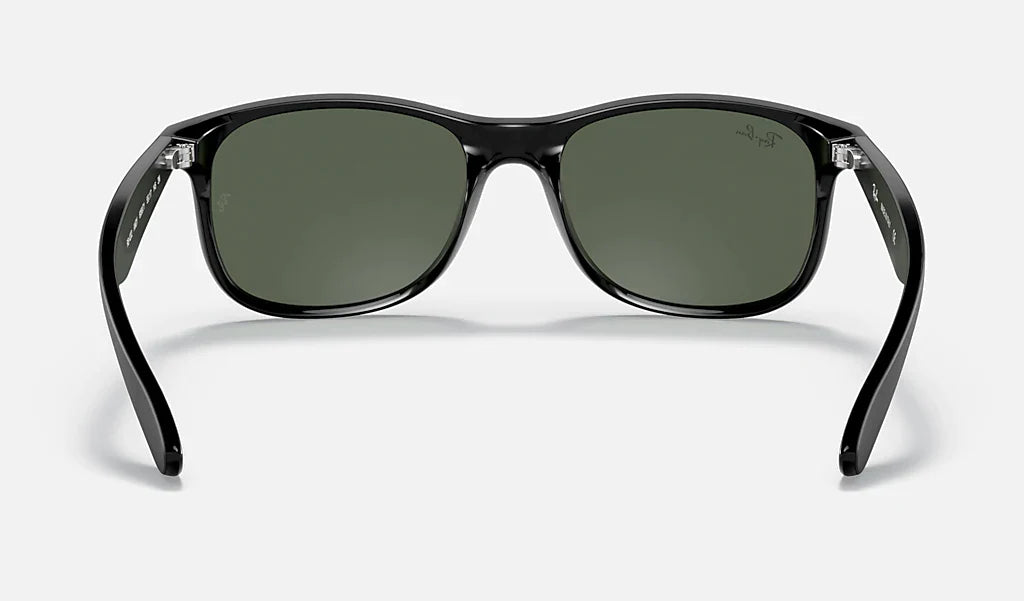 Ray Ban ANDY RB4202 55mm Polarized Sunglasses - Black/Gray Green Lenses for Men & Women | Perfect for Driving, Beach & Outdoor Activities
