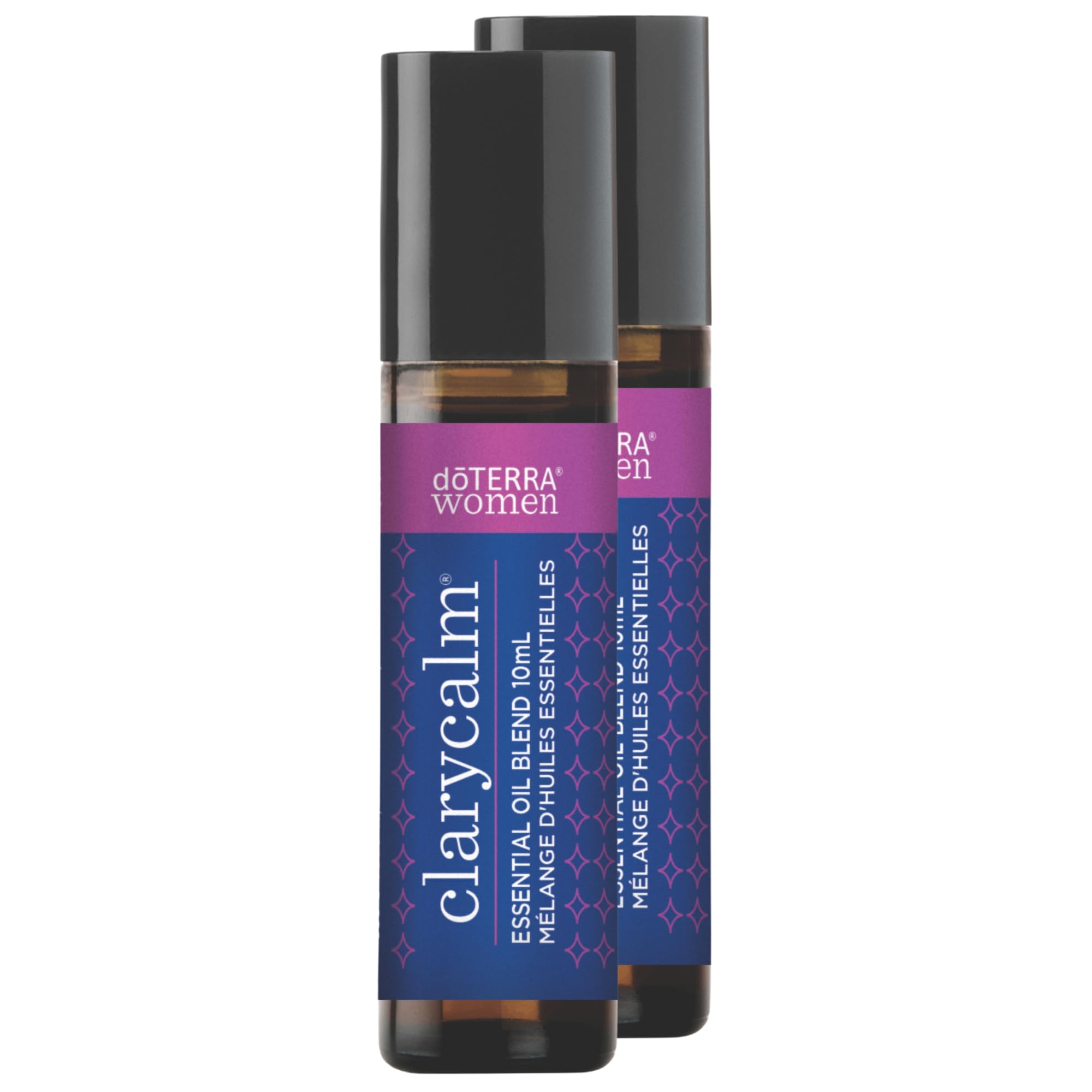 doTERRA Clary Calm Essential Oil Blend for Women - 10ml (2 Pack) | Hormonal Balance & Relaxation | PMS Relief, Menopause Support & Stress Relief | Aromatherapy, Massage & Diffuser Use
