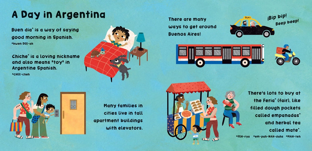 Our World: Argentina Board Book - Bilingual English & Spanish Children's Travel Book for Kids Ages 2-5 | Perfect for Early Learning & Multicultural Education
