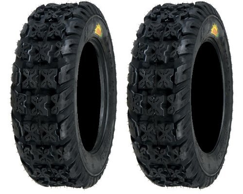 Sedona Bazooka Front 21x7-10 4-Ply ATV Tires - Pair of 2 All-Terrain Off-Road Tires for ATV, UTV & Quad Bikes - Perfect for Trail Riding, Mudding & Dirt Track Racing