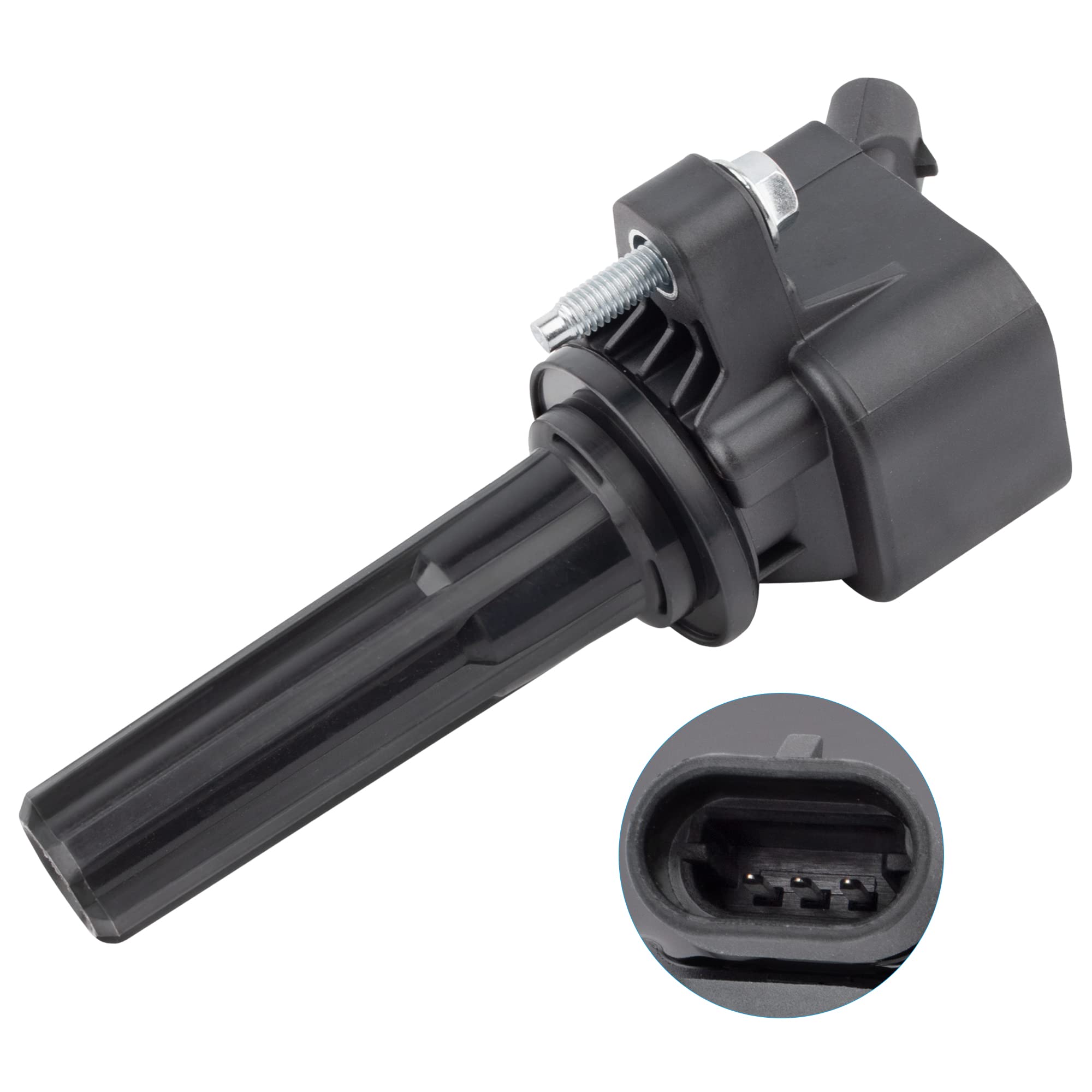 BOXI Ignition Coil Replacement for Chevy Colorado 2006-2012, GMC Canyon 2007-2012, Hummer H3 2007-2010, Isuzu Ascender & Buick Rainier 2006-2007 | OEM 12596547 UF-497 C1558 | Engine Performance Upgrade for Smooth Acceleration & Fuel Efficiency