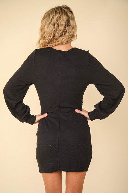 Sexy Black Bodycon Mini Cocktail Dress for Women - Perfect for Night Out, Party, Club & Evening Events
