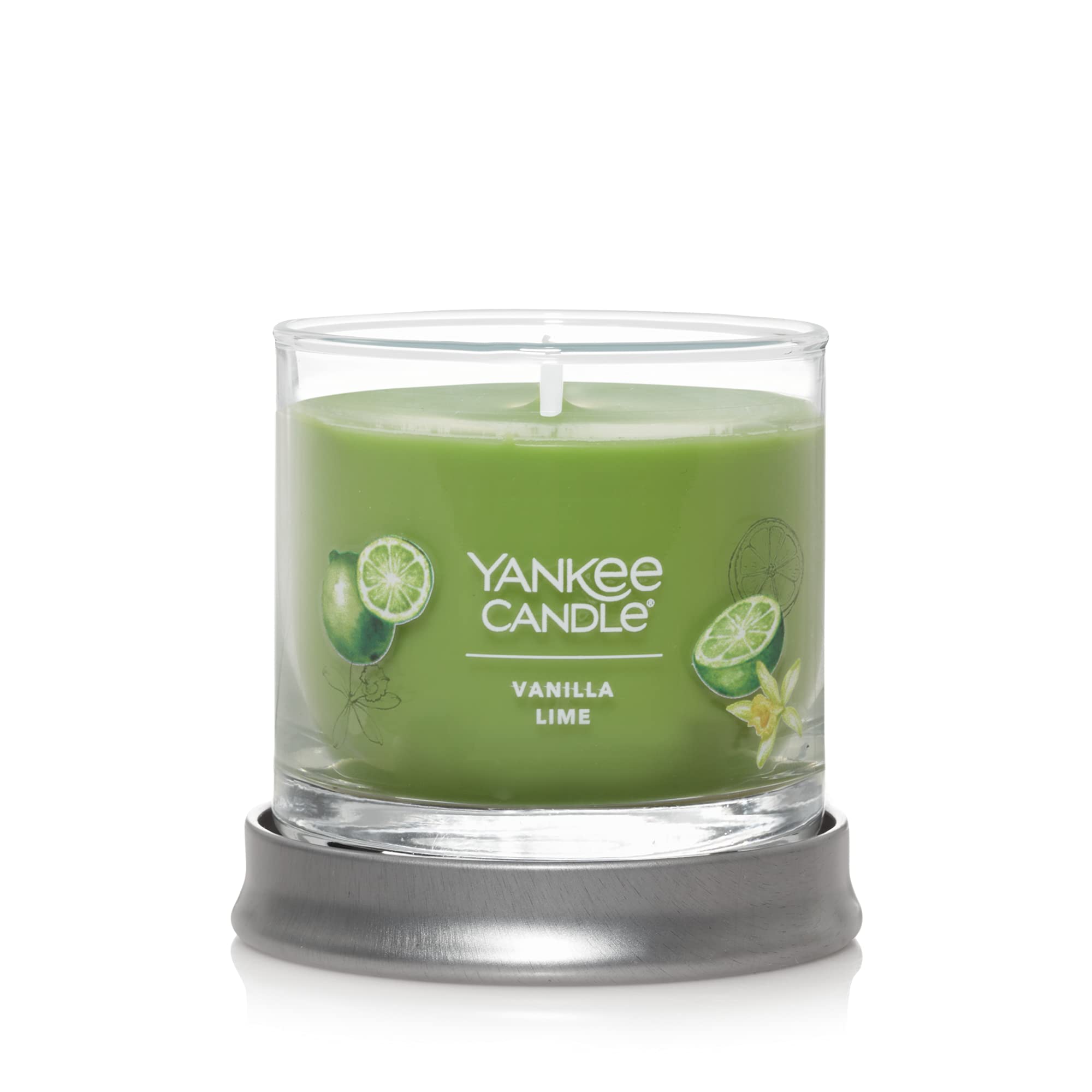 Yankee Candle Vanilla Lime Scented 4.3oz Small Tumbler Single Wick Candle - 20+ Hours Burn Time | Home Decor, Relaxation & Aromatherapy