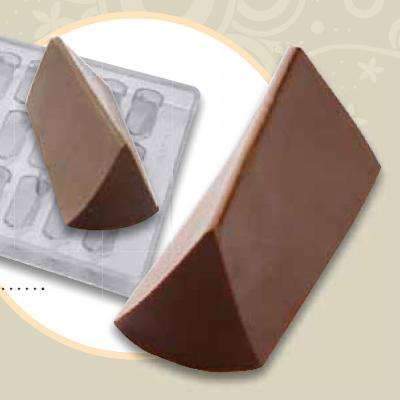 Premium Silicone Stretched Triangle Bonbon Chocolate Mold - Perfect for Homemade Chocolates, Candy Making, Baking & Party Treats