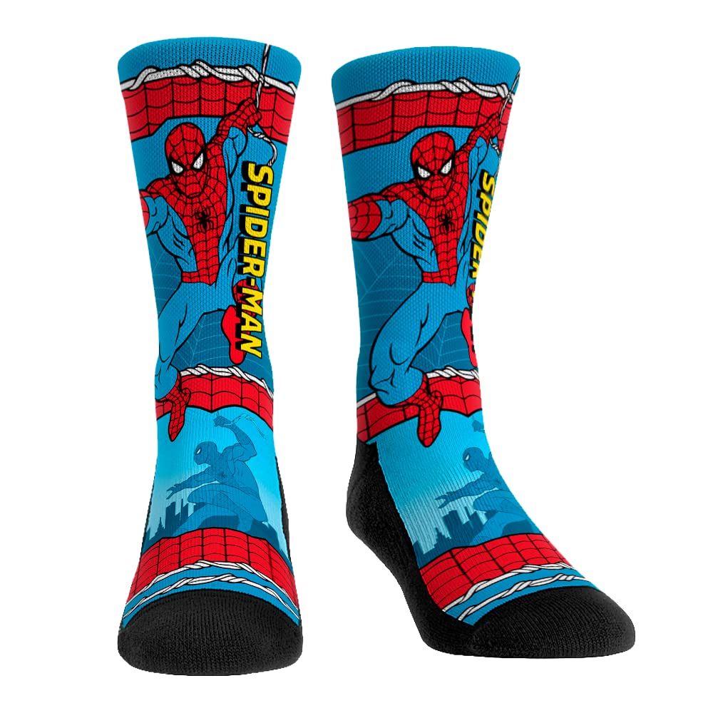 Marvel Spider-Man Superhero Premium Socks for Men & Women - Soft & Comfortable Cosplay, Gift, and Everyday Wear