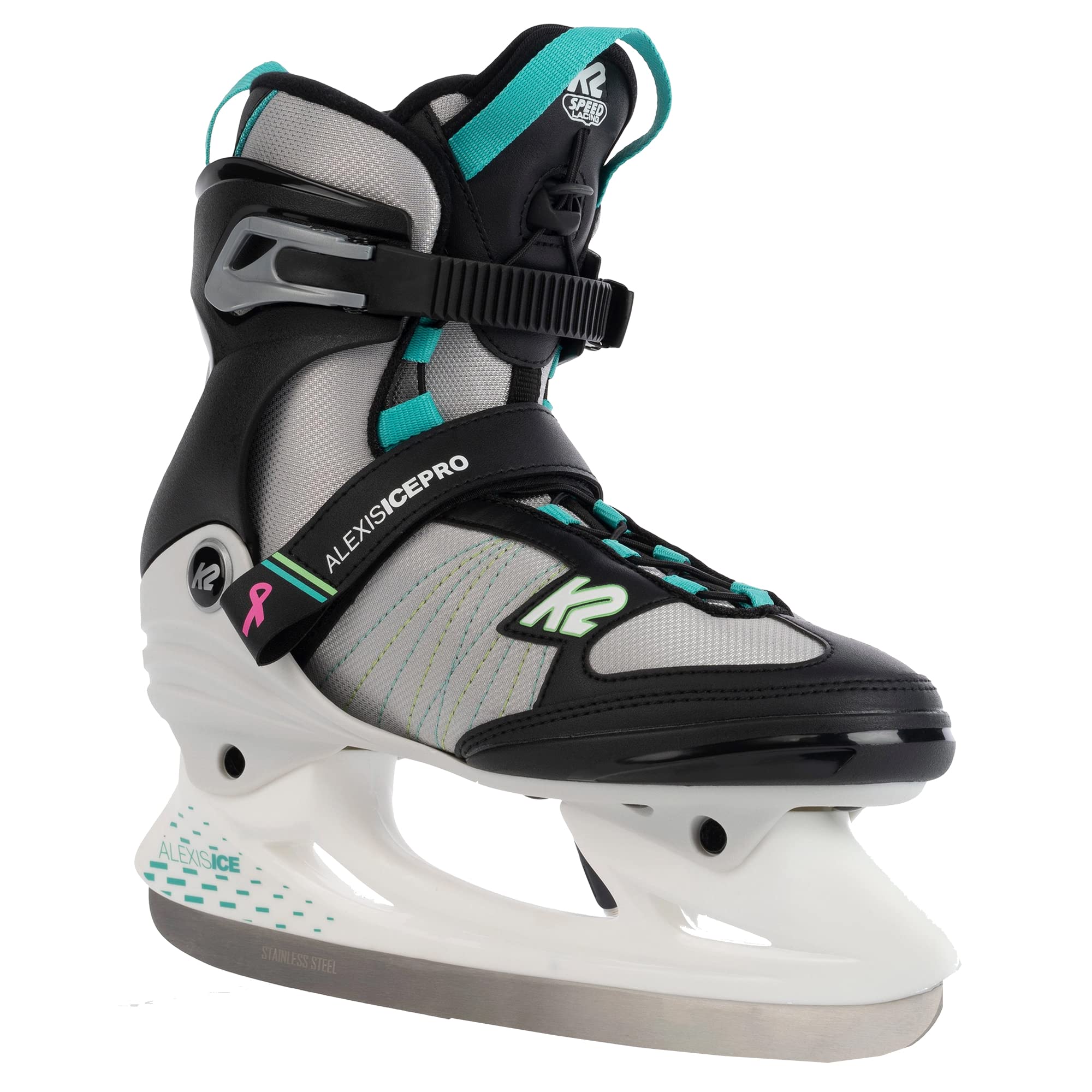 K2 Alexis Ice Pro Women's Ice Skates - Premium Figure Skating Boots for Comfort & Performance - Perfect for Recreational Skating, Training & Competitions