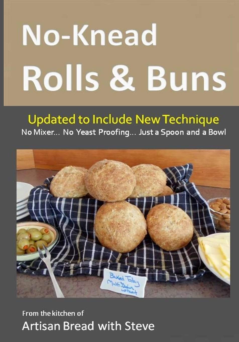 No-Knead Rolls & Buns Recipe - Easy Homemade Artisan Bread by Steve | Perfect for Family Dinners, BBQs & Holiday Gatherings