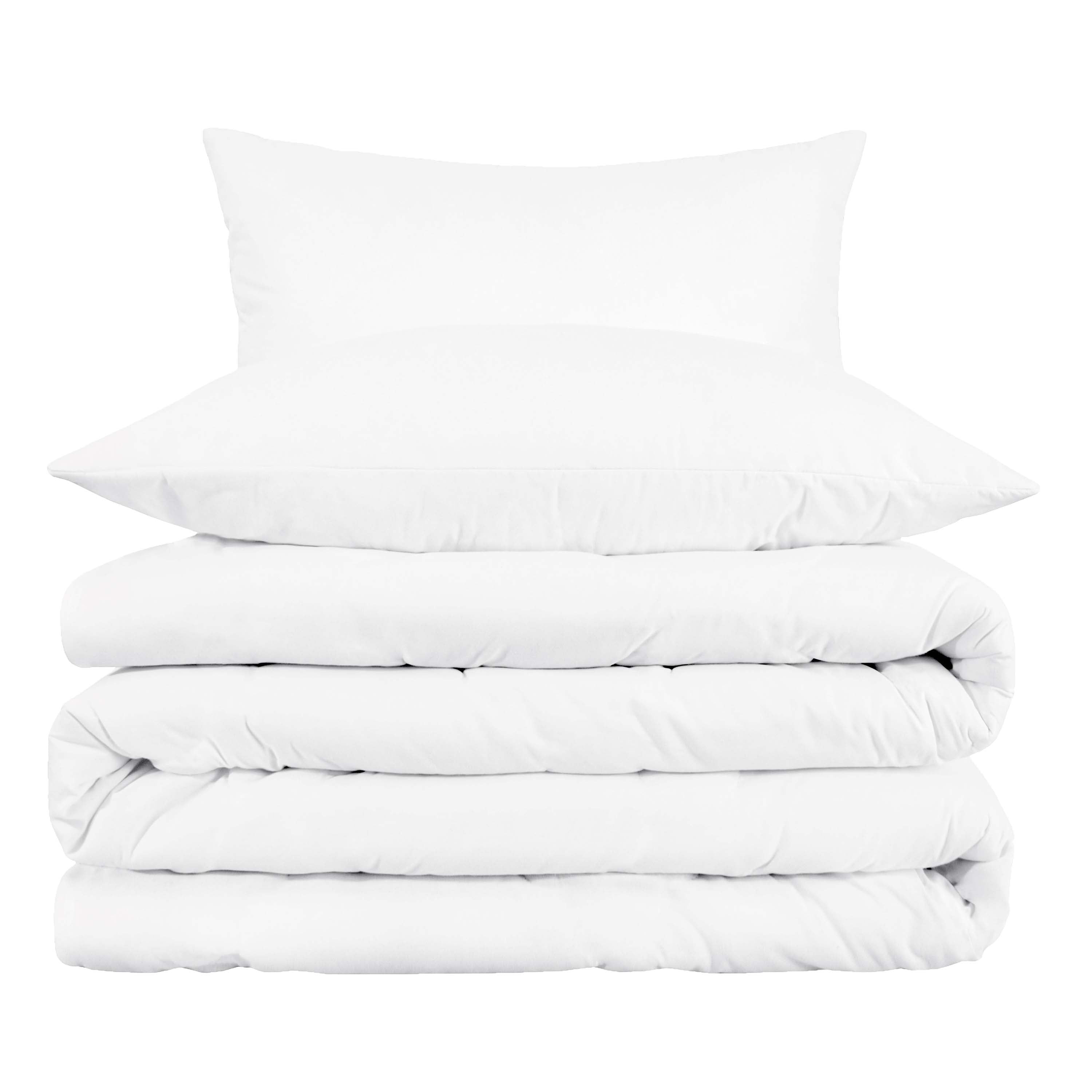 Premium 800 Thread Count Cotton Blend 3-Piece Duvet Cover Set - Soft, Breathable Bedding for Luxury Comfort - Perfect for Master Bedrooms, Guest Rooms & Hotels