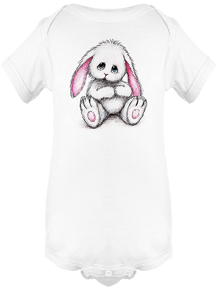 Smartprints Sad Bunny Toy Pencil Style Bodysuit for Baby - Soft & Comfortable Infant Bodysuit for Playtime, Photo Shoots & Everyday Wear
