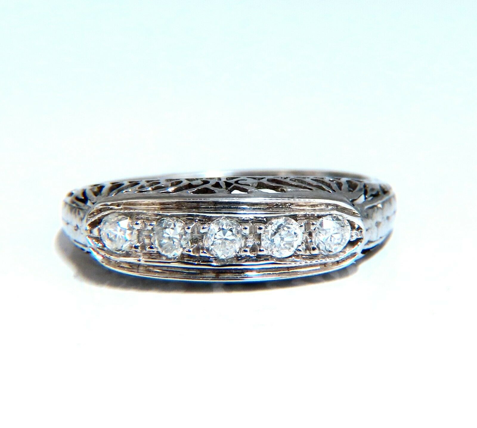 0.50ct Natural Diamond Vintage Ring - 14K Gold Old Mine Cut Engagement Ring for Women, Perfect for Weddings, Anniversaries & Special Occasions