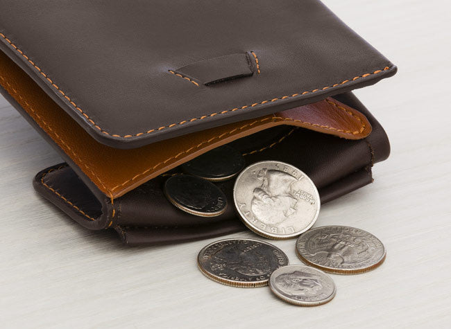 Bellroy Coin Fold Wallet - Slim RFID Blocking Leather Wallet for Men & Women | Perfect for Travel, Everyday Use & Minimalist Lifestyle