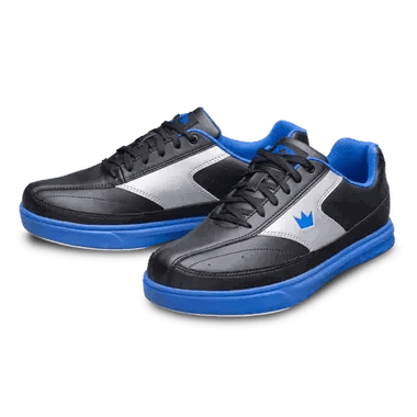Brunswick Youth Renegade Black/Royal Bowling Shoes - Lightweight & Comfortable for Kids - Perfect for League Play & Casual Bowling