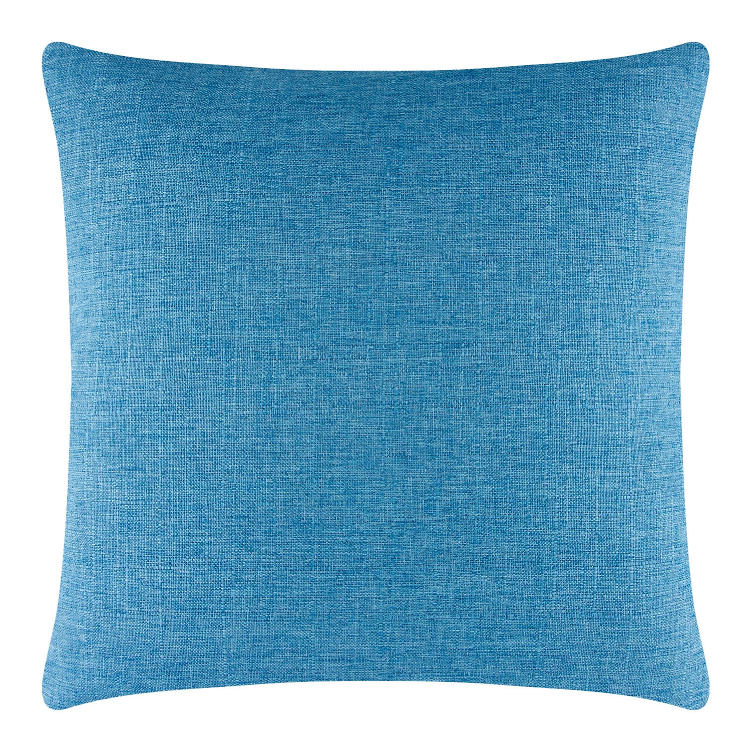 Nautical Shell Home Pillow with Washable Cover - 16x16 Aqua Blue Decorative Throw Pillow for Coastal & Beach House Decor - Perfect for Sofa, Bed, or Living Room Accent