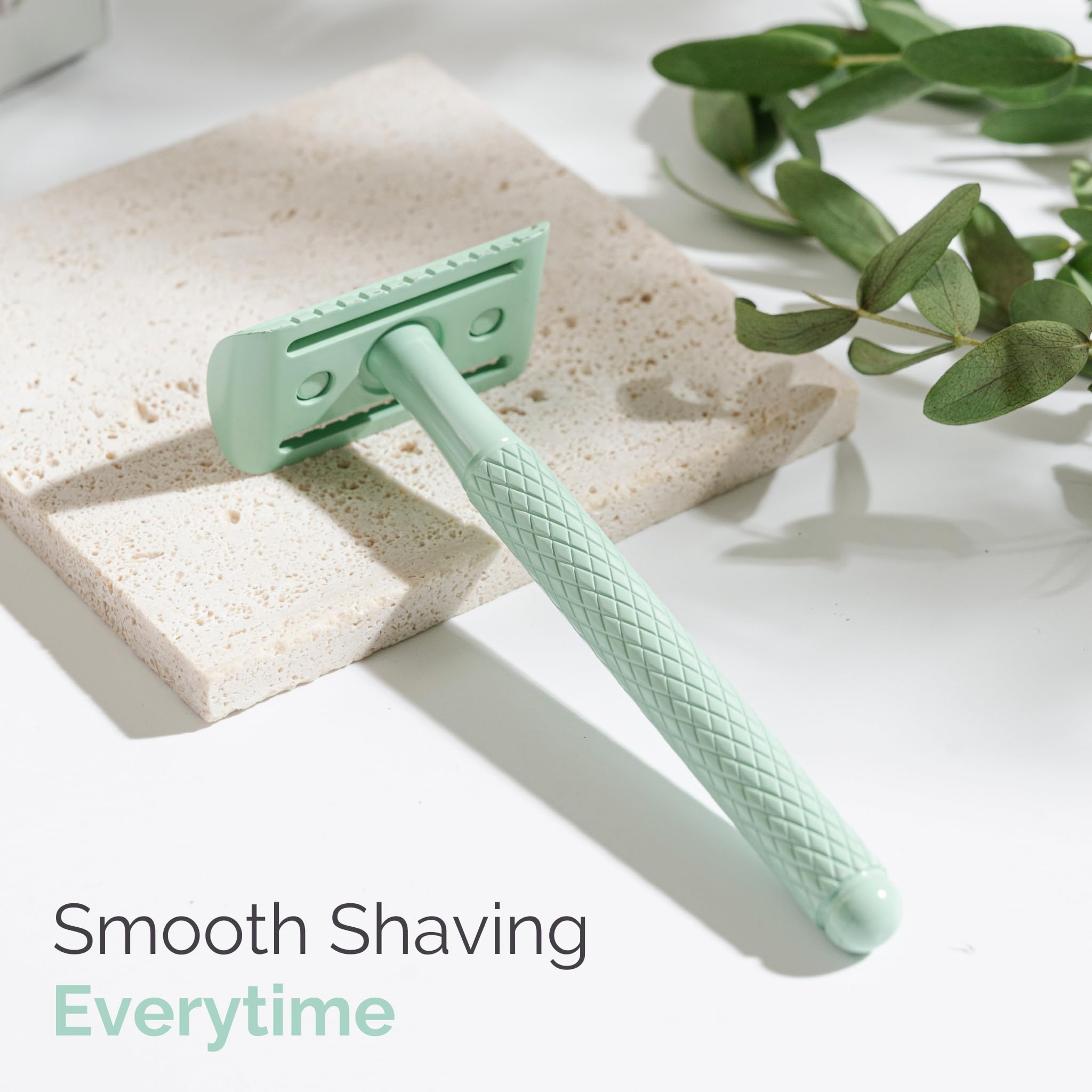 Jungle Culture Safety Razor for Women & Men - Premium Stainless Steel Eco-Friendly Reusable Shaver for Face & Body Shaving - Perfect for Travel, Home Use & Sustainable Grooming Routine