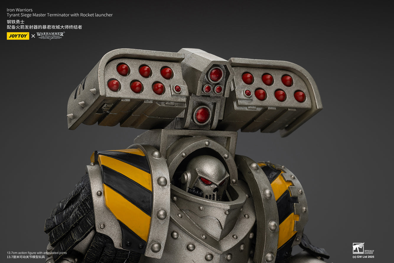 Pre Order 1/18 JOYTOY Warhammer The Horus Heresy Iron Warriors Tyrant Siege Terminator Action Figure Set - Perfect for Collectors, Warhammer 40K Fans & Tabletop Gaming Enthusiasts