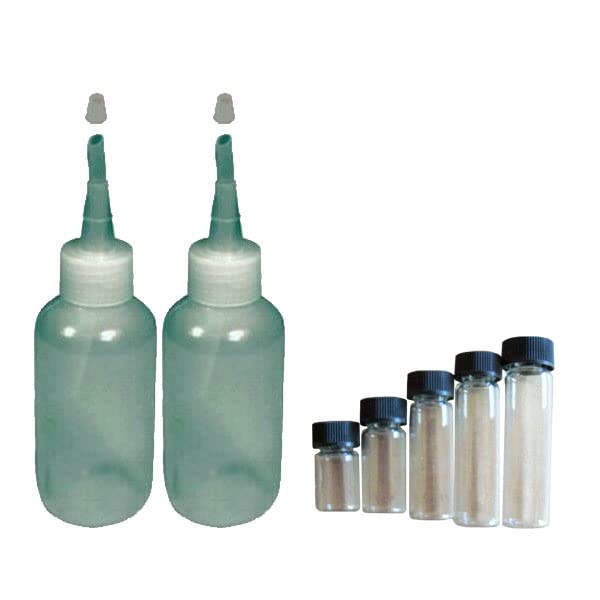 Gold Panning Clean-Up Recovery Kit with 3oz & 4oz Sniffer Bottles - Sluice Monkey Prospecting Equipment for Gold Mining, Treasure Hunting & Outdoor Adventures