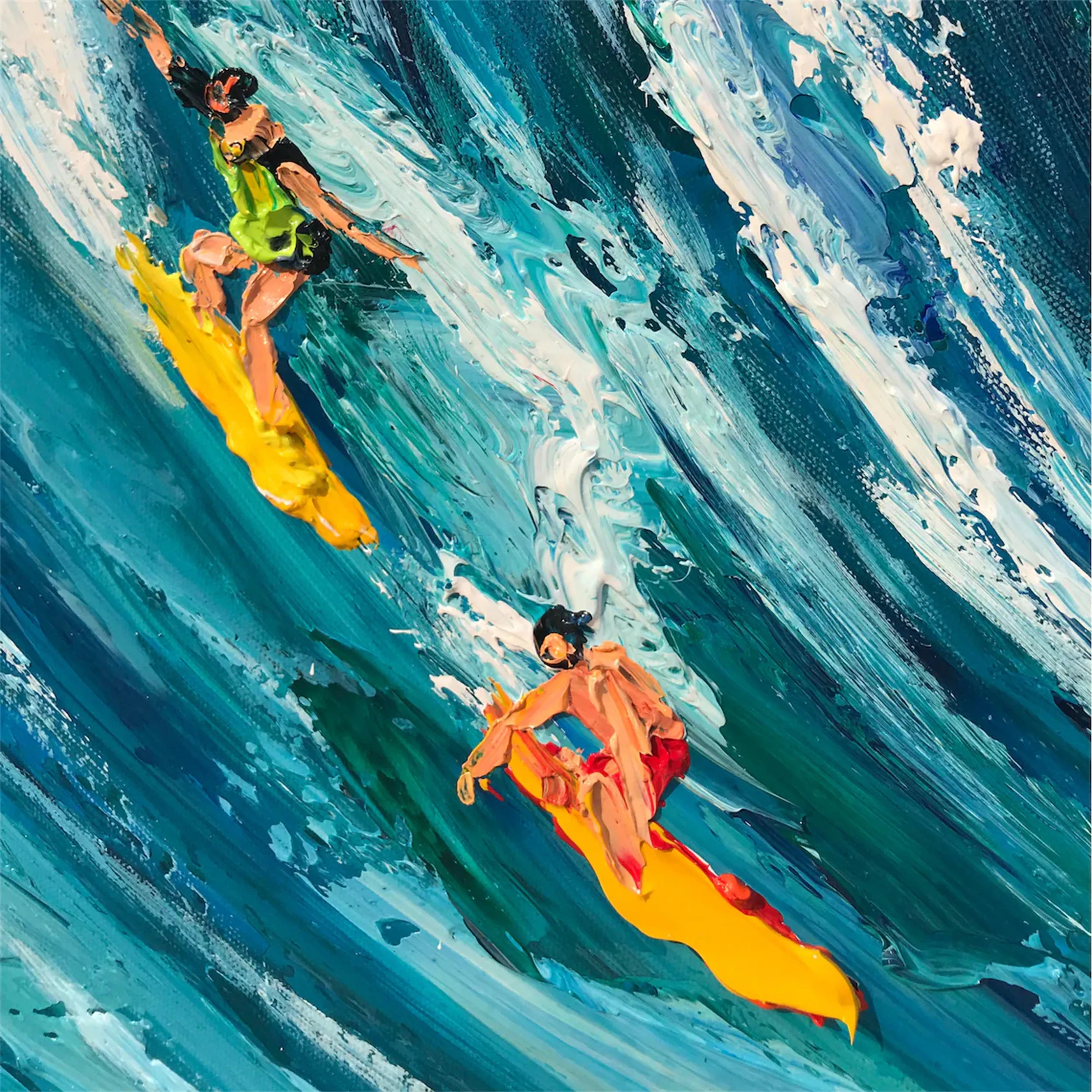 Ocean and Sky Painting #OS122 - Stunning Seascape Wall Art for Home & Office Decor - Perfect for Living Room, Bedroom, or Office Spaces