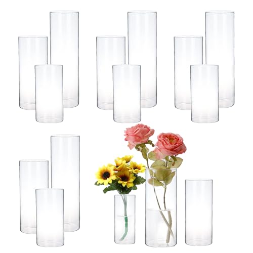 Clear Glass Candle Holder-12pcs