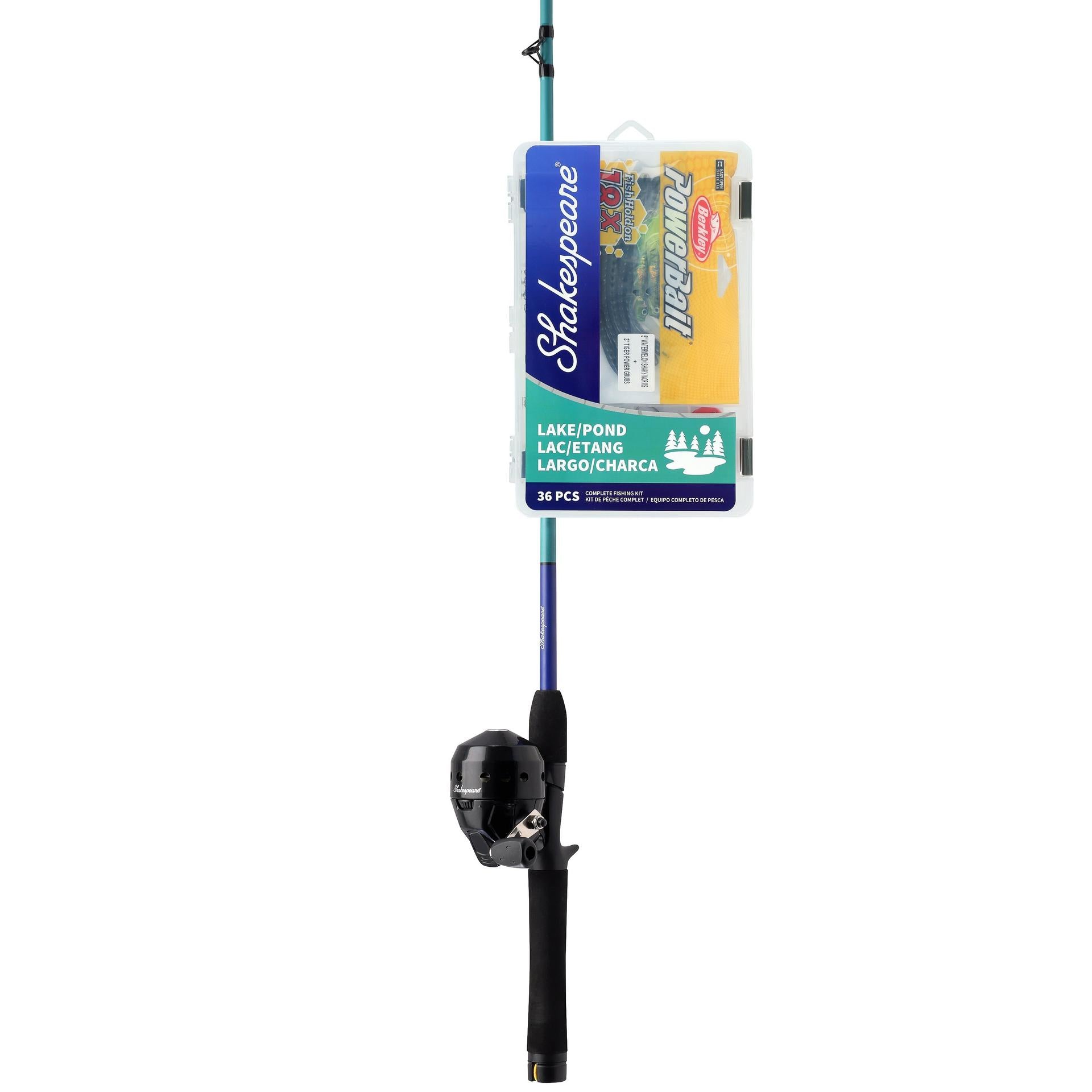 Catch More Fish® Lake Pond Spincast Fishing Reel - Green | Lightweight Spincast Reel for Freshwater Fishing | Perfect for Beginners & Kids at Lakes, Ponds & Streams