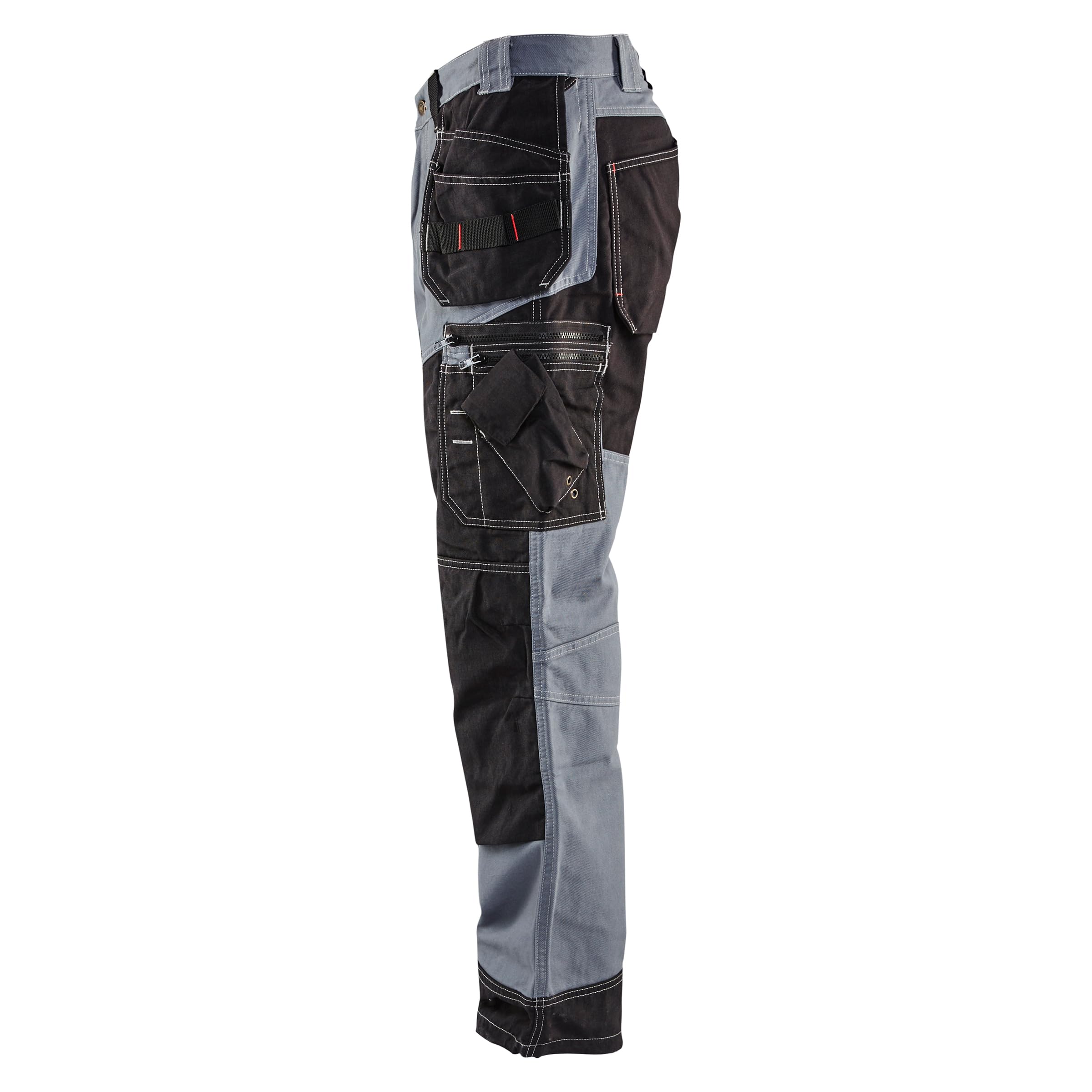 **Blaklader X1600 Men's Durable Cotton Work Pants with Cordura Reinforced Pockets – Heavy Duty Construction for Carpentry, Welding & Outdoor Labor**