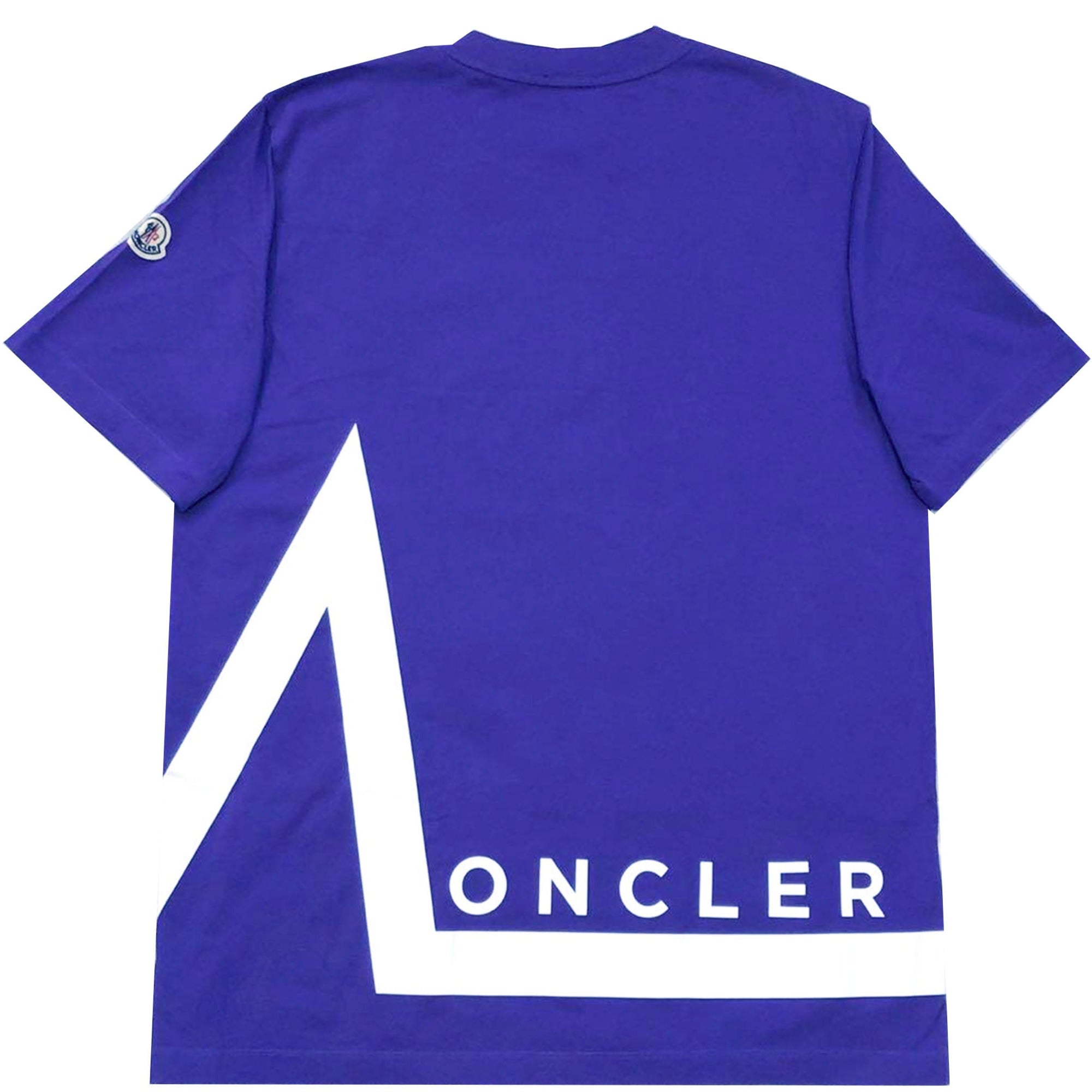 Moncler Back Logo T-Shirt for Men - Premium Cotton Short Sleeve Tee - Casual Streetwear & Summer Outfits