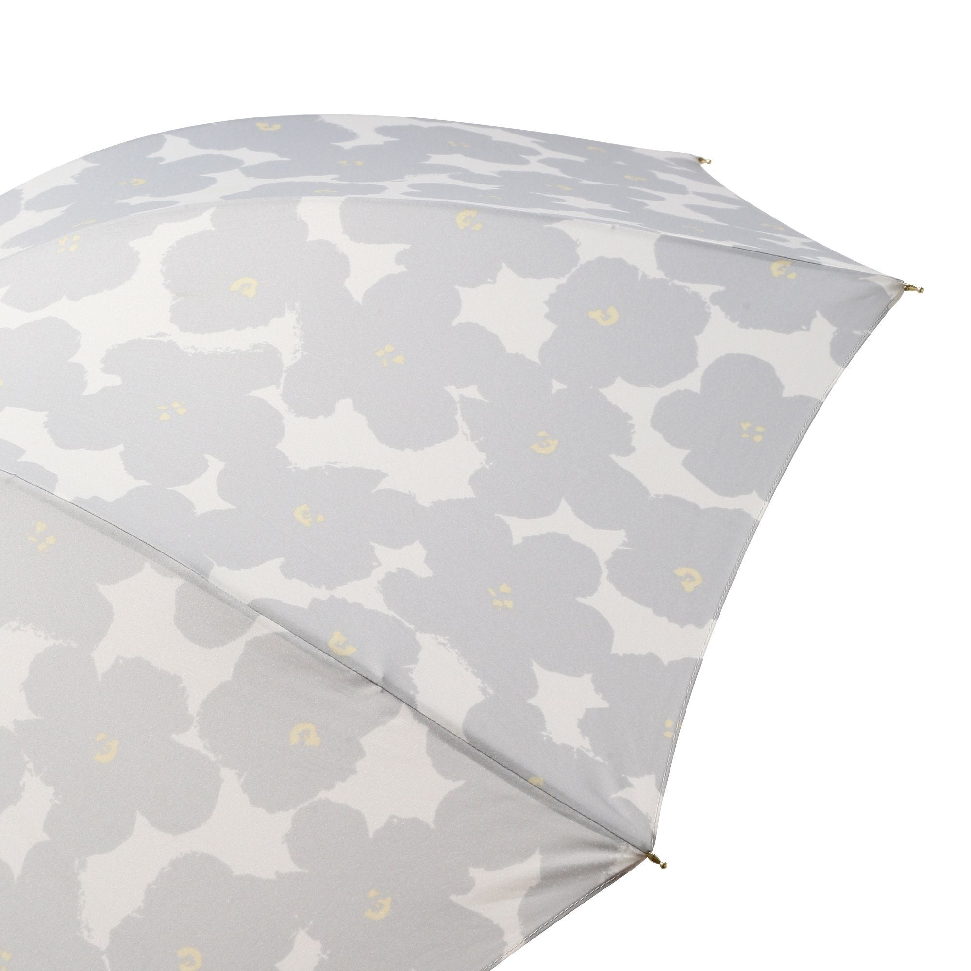 Hana Print Umbrella 58Cm Gray - Stylish Rain Protection for Women & Men, Perfect for Outdoor Activities, Commuting, and Travel