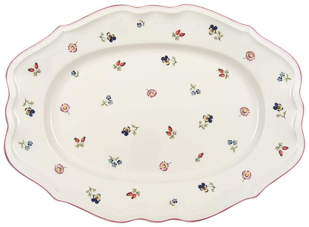 Villeroy & Boch Premium Porcelain Petite Fleur Oval Platter 17