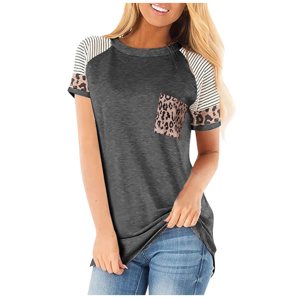 Plus Size Women's Summer Tops - Casual Knotted Short Sleeve Blouse with Side Twist for Work & Everyday Wear | Perfect for Office, Date Night and Weekend Outings