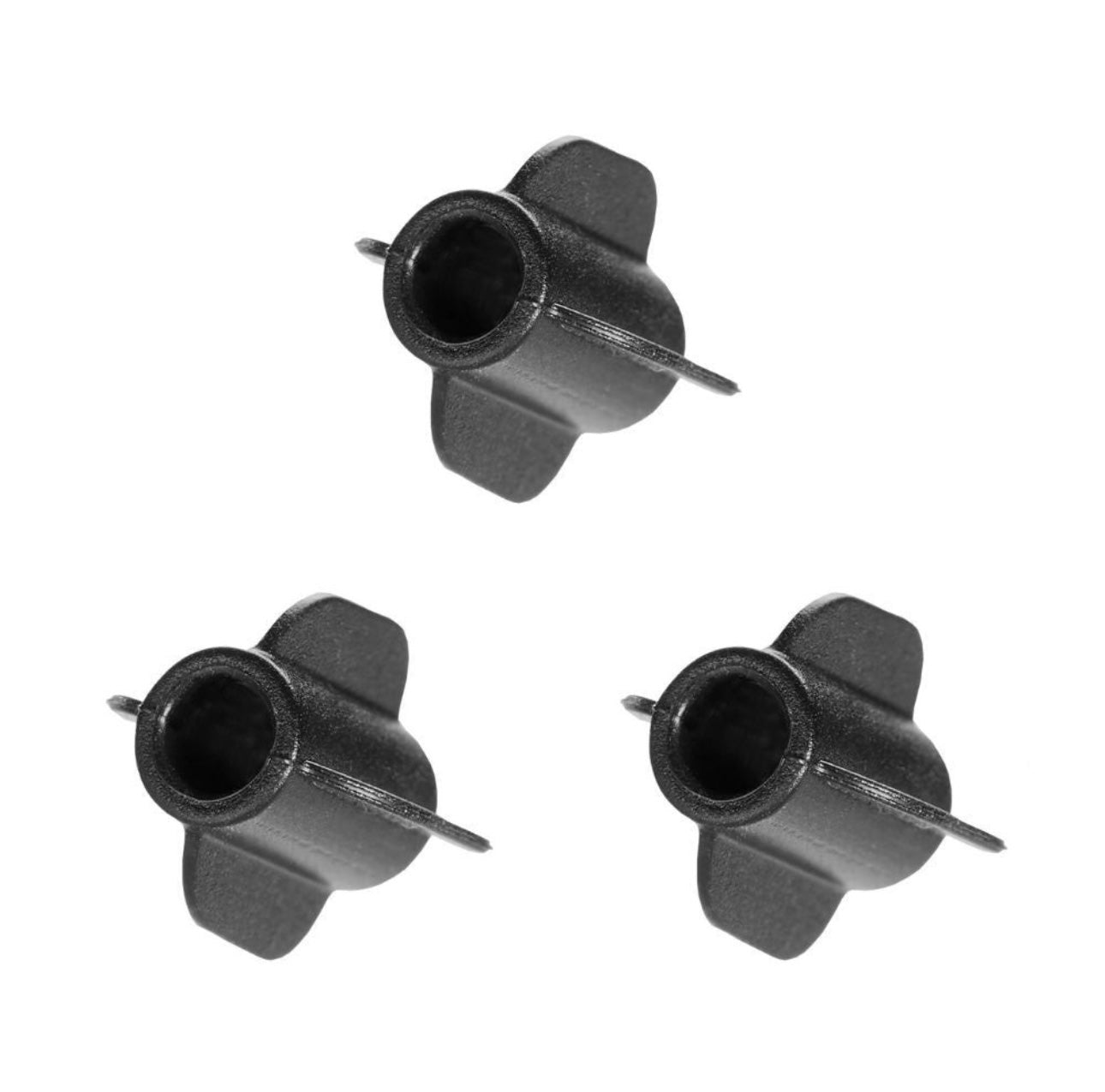 TORPEDO Aerodynamic Wireless Earbuds - 3 Pack Noise Cancelling Bluetooth Headphones for Running & Workout (Clear/Black) | Sweatproof Sport Earphones for Gym, Travel & Daily Use