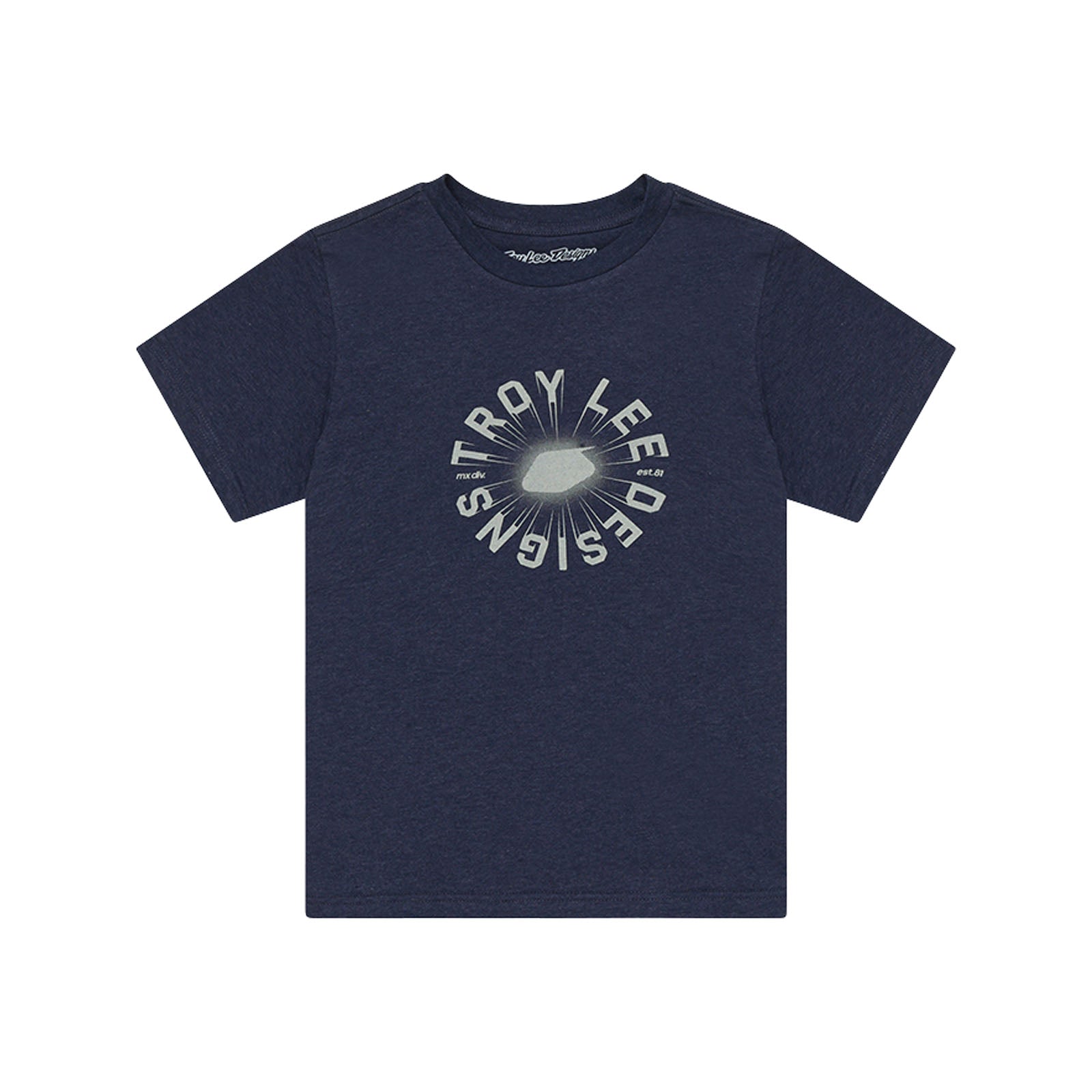 Youth Short Sleeve T-Shirt - Soft Cotton Crew Neck Tee for Boys & Girls | Navy Heather | Casual Everyday Wear, School Outfits & Playtime Comfort