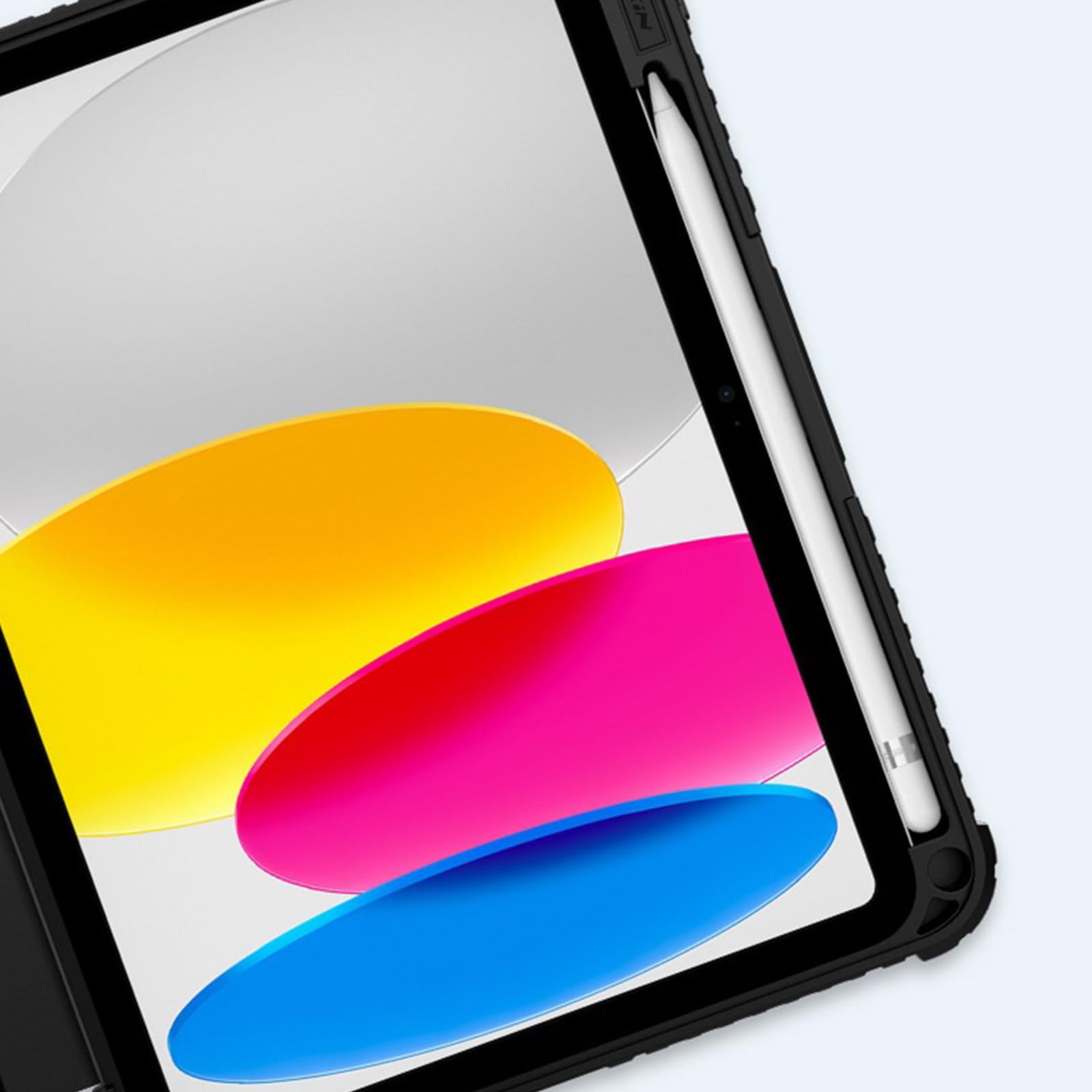 Premium TPU Back Cover Protective Case for iPad 10.9 (2022 Model) - Shockproof Slim Design with Slide Camera Protector & Apple Pencil Holder | Perfect for Work, Study & Travel Protection