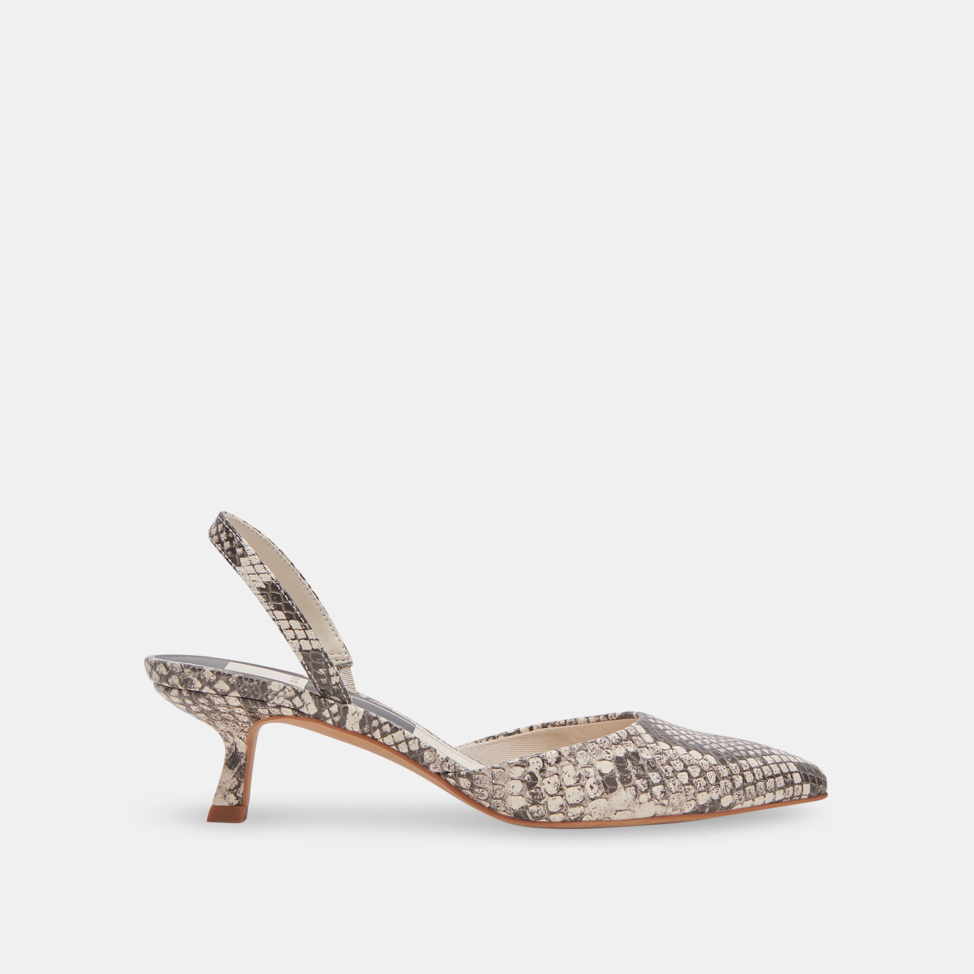 CORSA Women's Black & White Embossed Snake Print High Heels - Stylish Pointed Toe Pumps for Party, Wedding & Evening Events