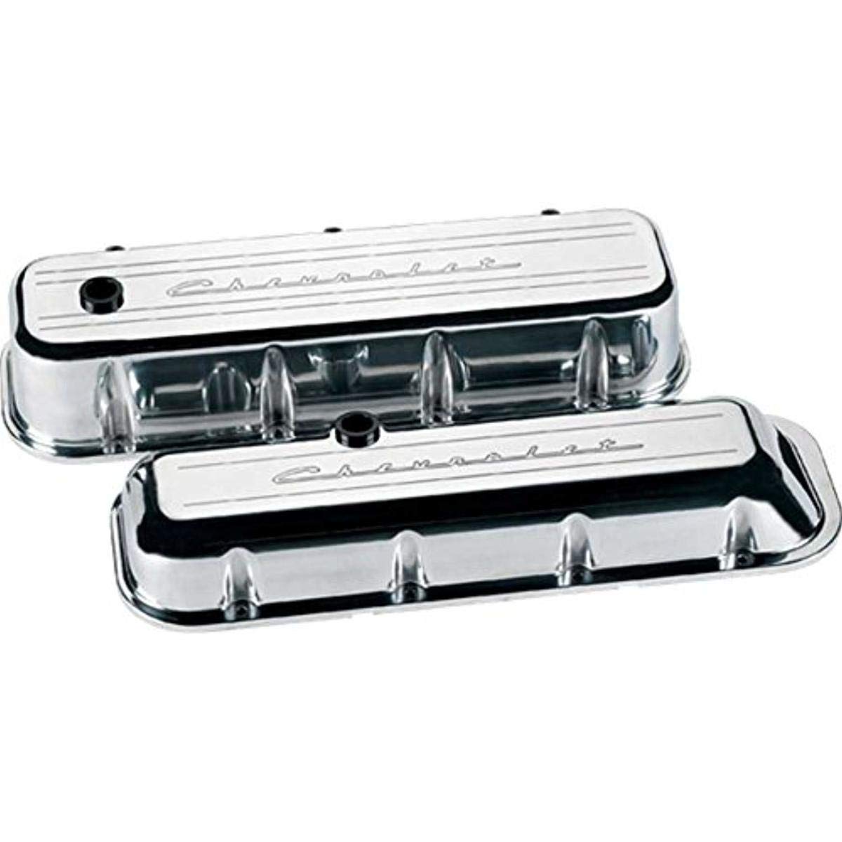 Polished Big Block Tall Valve Covers for Chevrolet Engines - High-Performance Engine Protection & Style Upgrade for Classic Cars & Hot Rods