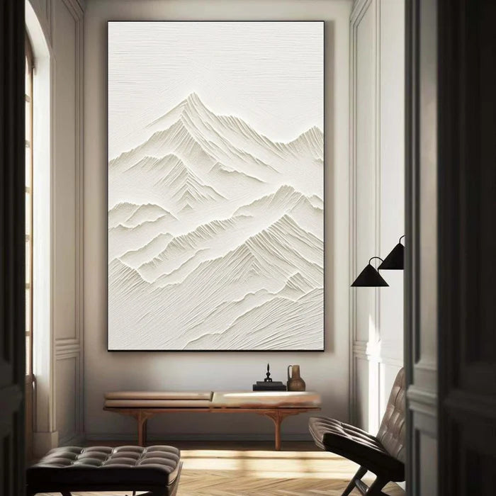3D Textured Plaster Wall Art - Minimalist Modern Home Decor for Living Room, Bedroom & Office | Abstract Sculpture Artwork #MM306