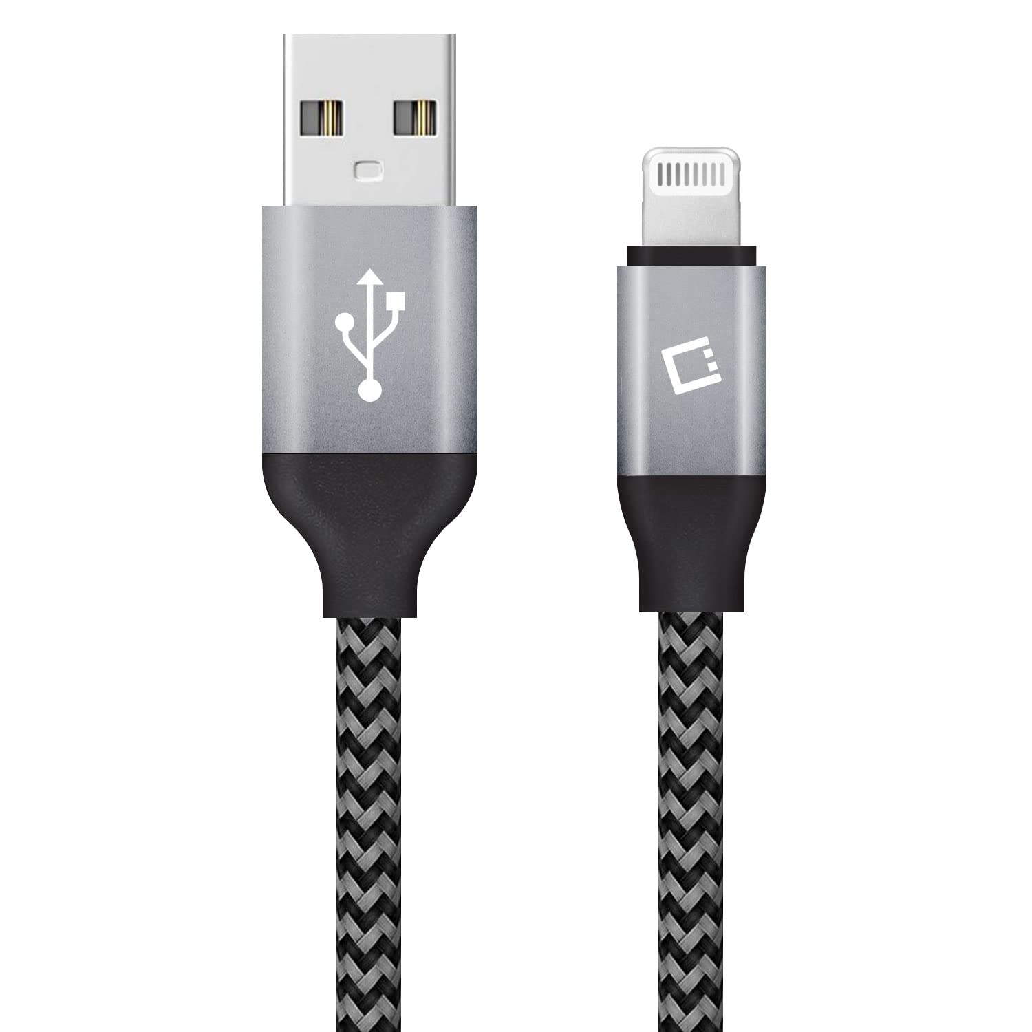 Premium Braided Lightning Cable 10FT - Fast Charging & Sync Data Cable for iPhone 14 Pro Max/13/12/11/SE/XS, iPad Pro/Air/Mini, AirPods - Durable Nylon iPhone Charger Cord for Home, Office & Travel