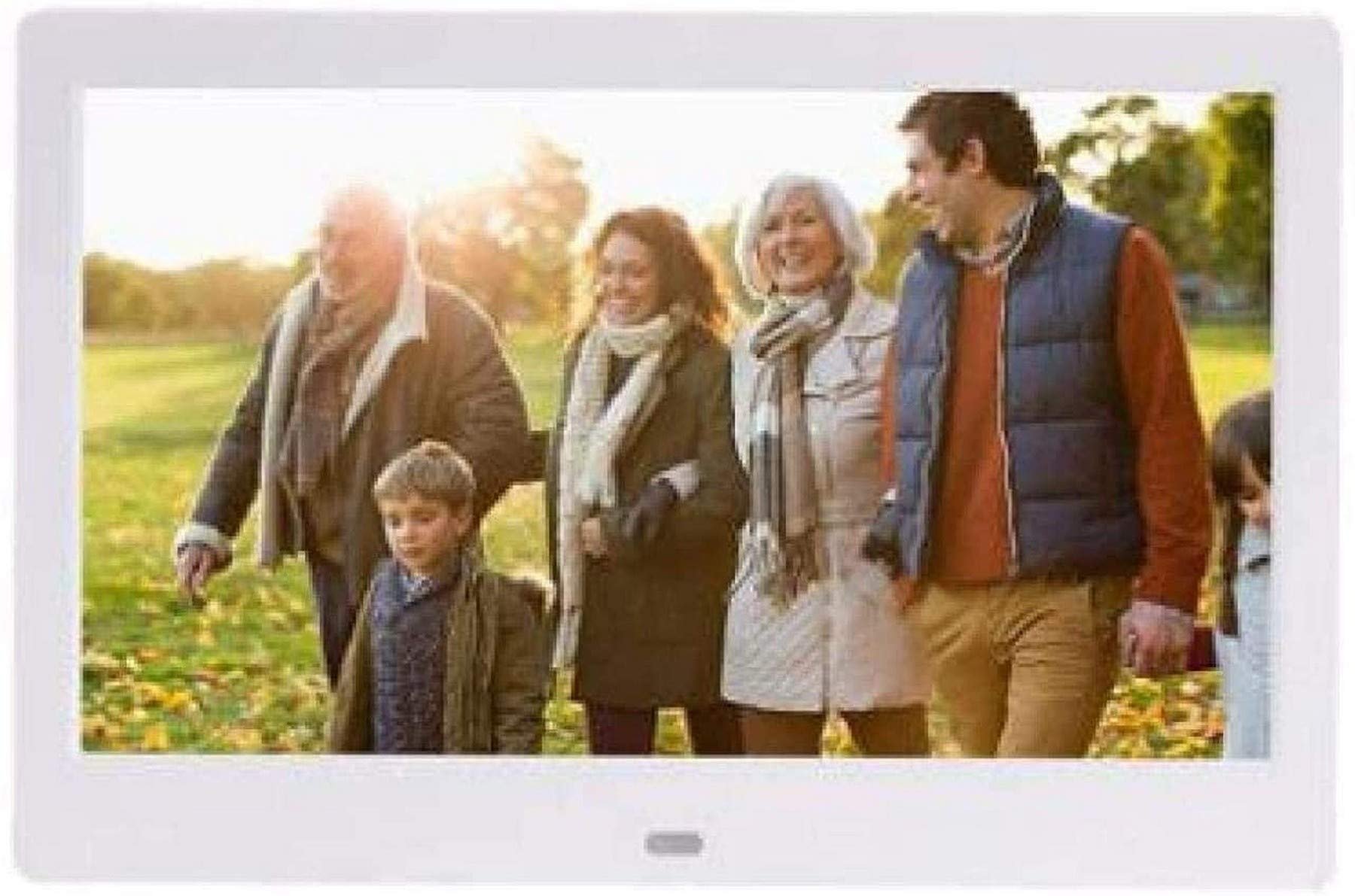 BINGQIAN 7-Inch Digital Picture Frame - HD Digital Photo Album with Auto-Switch, Wall Mountable Electronic Photo Frame for Home, Office & Gift Giving