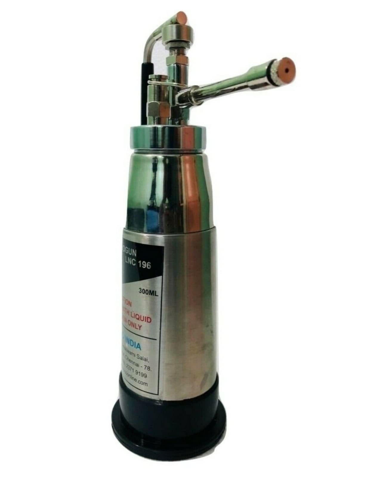 Professional Liquid Nitrogen Spray Gun 300ml - Mini Cryo Therapy Device with Adjustable Nozzles for Skin Treatment, Wart Removal & Pain Relief - Perfect for Dermatologists, Salons & Home Cryotherapy
