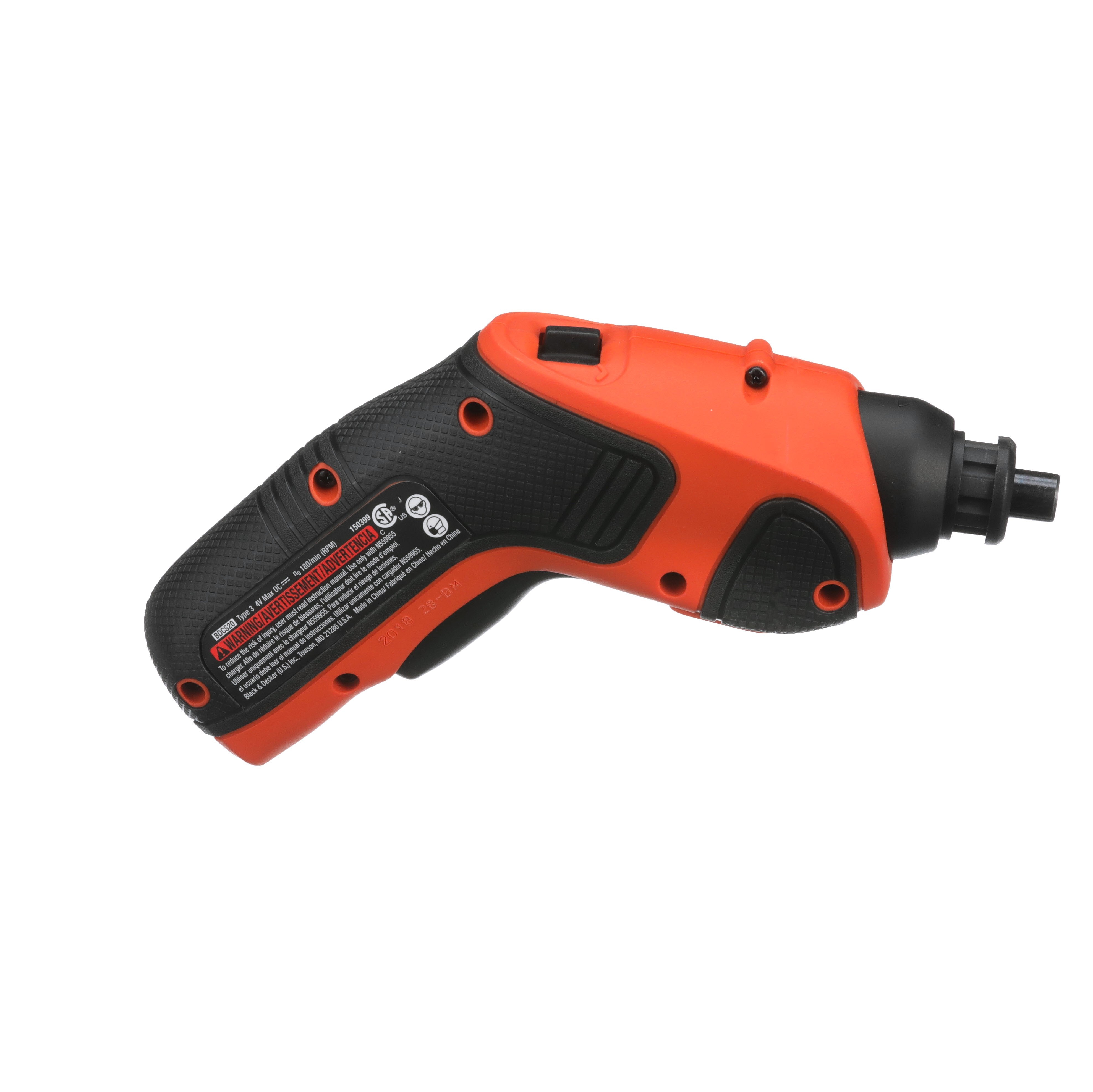 4V MAX Cordless Rechargeable Electric Screwdriver with LED Light - Compact & Powerful for Home DIY, Furniture Assembly, and Electronics Repair