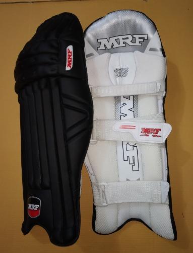 MRF Genius Grand 1.0 Cricket Batting Pads - Black - Professional Grade Leg Guards for Cricket Players - Perfect for Practice, Matches & Training Sessions